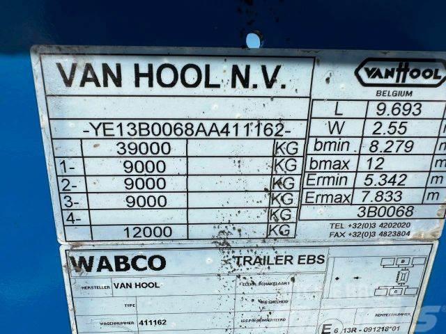 Van Hool LOWDECK for containers vin 162 Semirremolques chasis