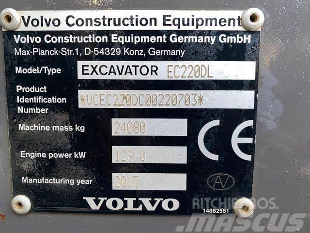 Volvo EC220 DL **BJ2013 *12558H/LASER Topcon *TOP* Excavadoras de cadenas