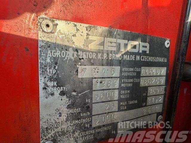 Zetor 7245 4x4 + snow blower vin 407 Otra maquinaria agrícola usada
