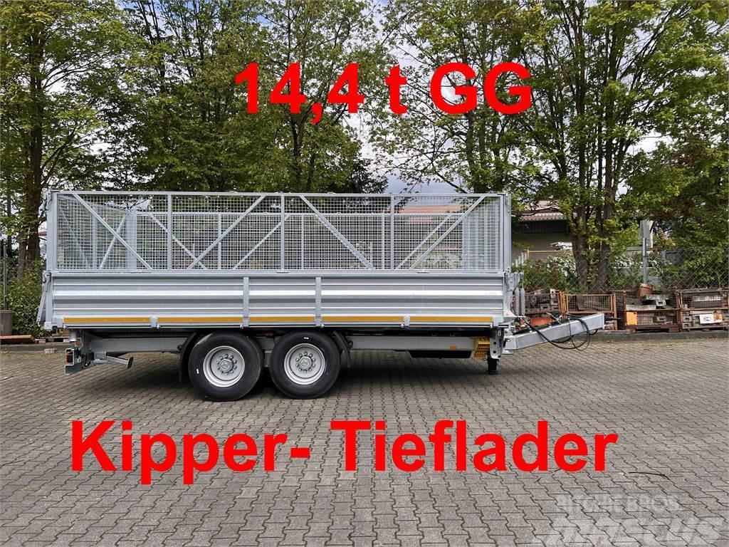 Möslein TTD 14 5,70 m 14 t Tandem- Kipper Tieflader 5,70 Bañera