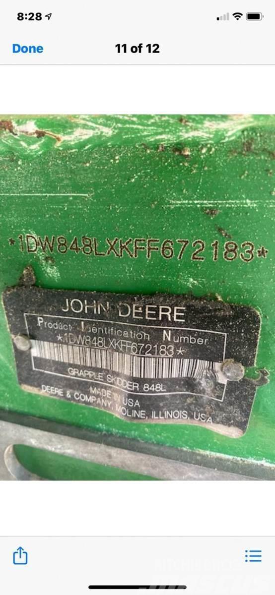 John Deere 848L Arrastrador de troncos