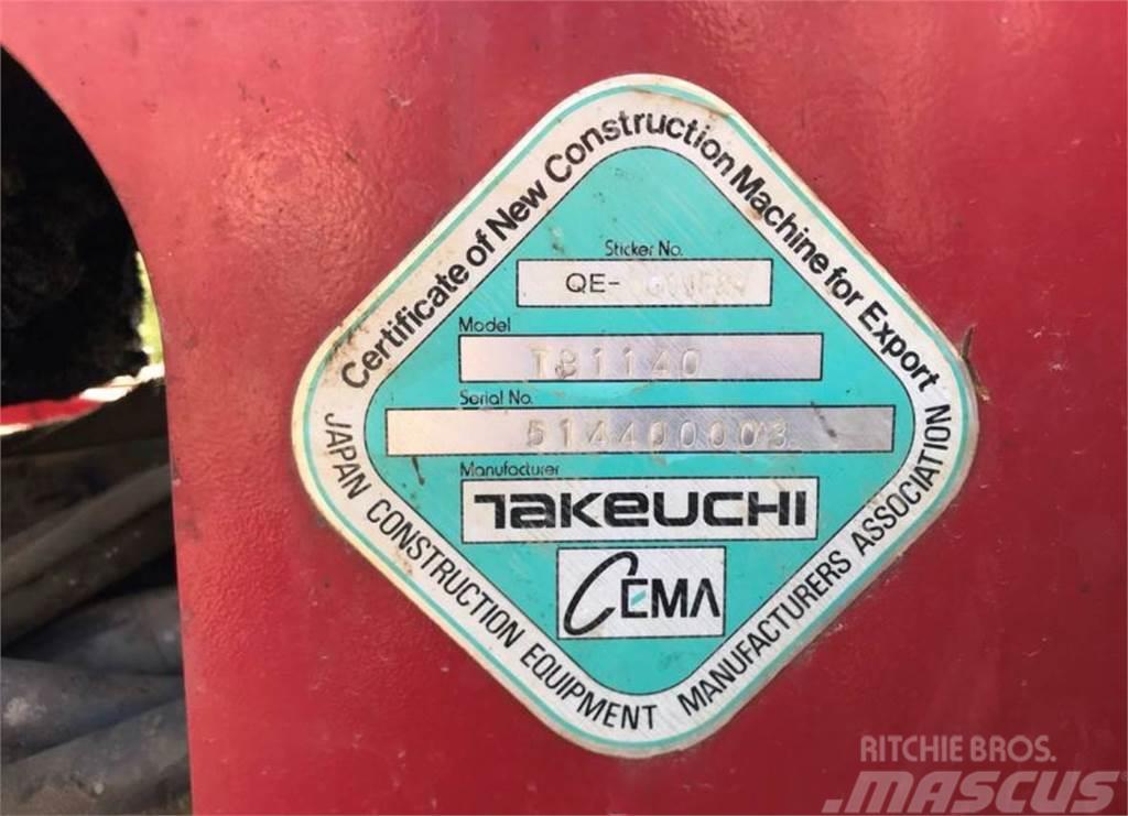 Takeuchi TB1140 Mini excavadoras < 7t