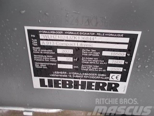 Liebherr A 913 Compact G6.0-D Litronic Excavadoras de ruedas