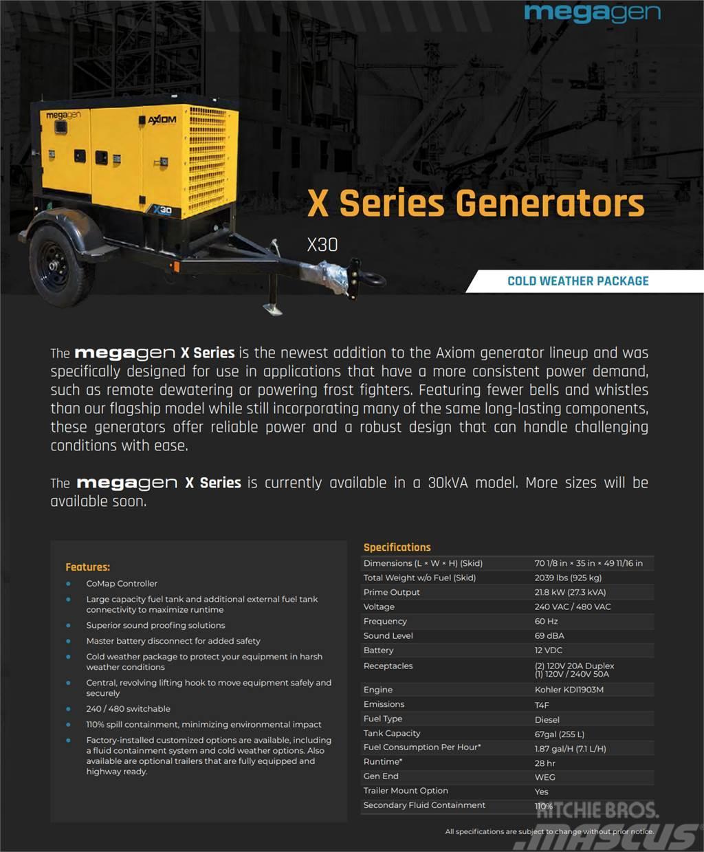  Axiom Equipment Group MegaGen X30 Otros generadores