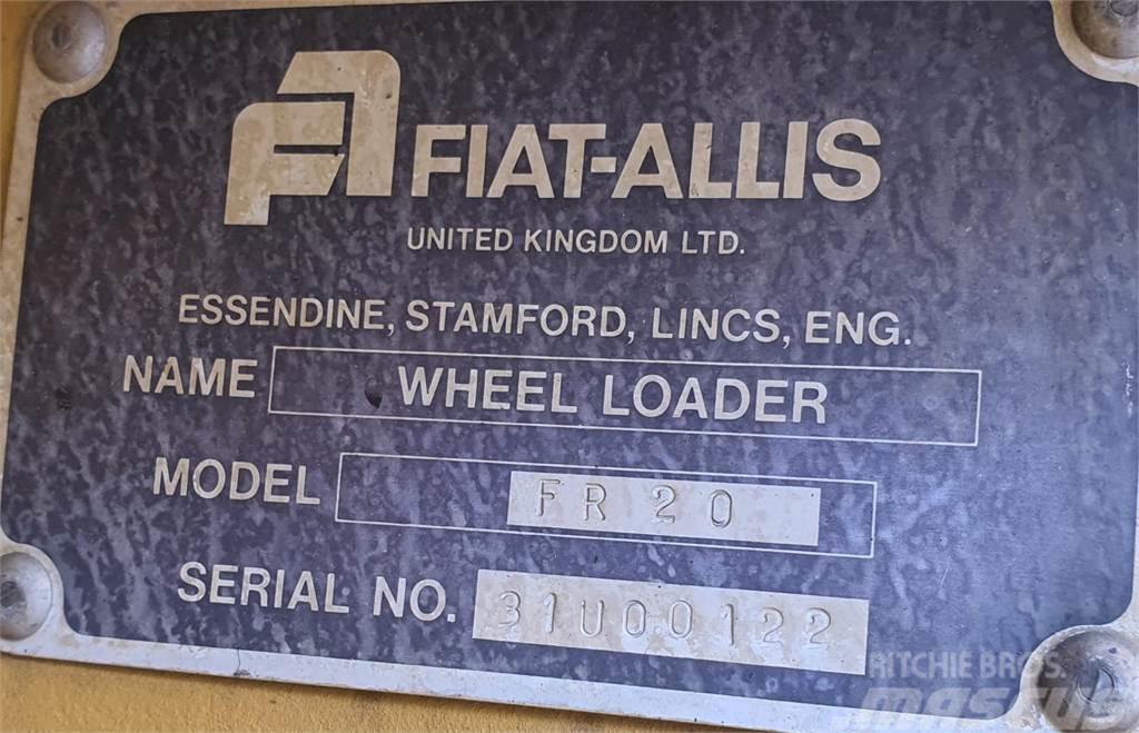 Fiat-Allis FR20 +vaaka ja kauha Cargadoras sobre ruedas