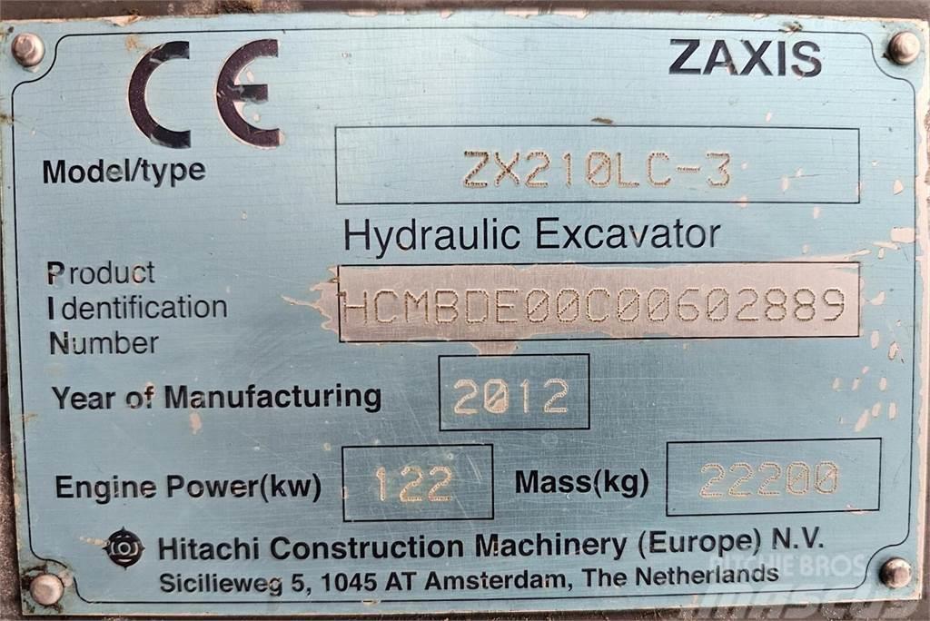 Hitachi ZX210LC-3 Excavadoras de cadenas