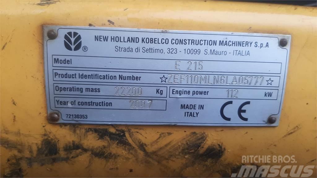New Holland E215 Excavadoras de cadenas