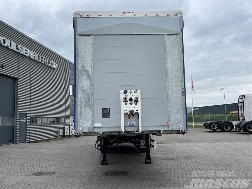 Hangler 3-aks gardintrailer Zepro lift + hævetag Semirremolques con caja de lona