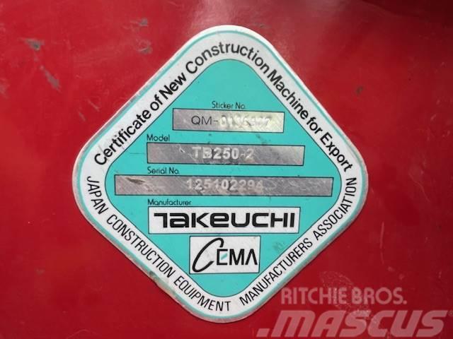 Takeuchi TB250-2 Mini excavadoras < 7t