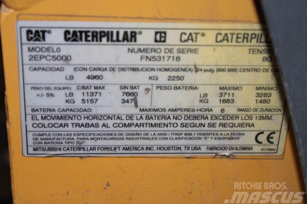 CAT 2 EPC 5000 Carretillas de horquilla eléctrica