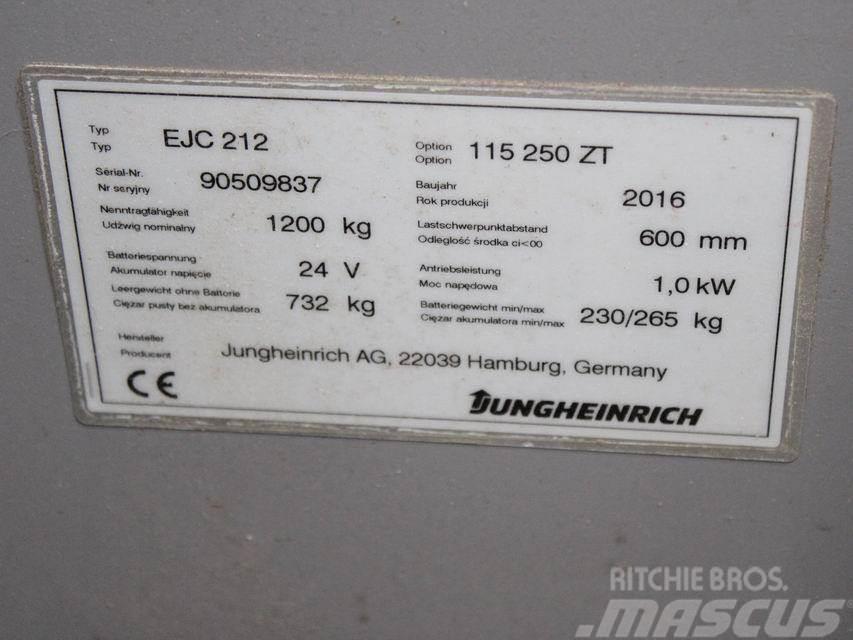 Jungheinrich EJC 212 115-57 250ZT Apiladores eléctricos