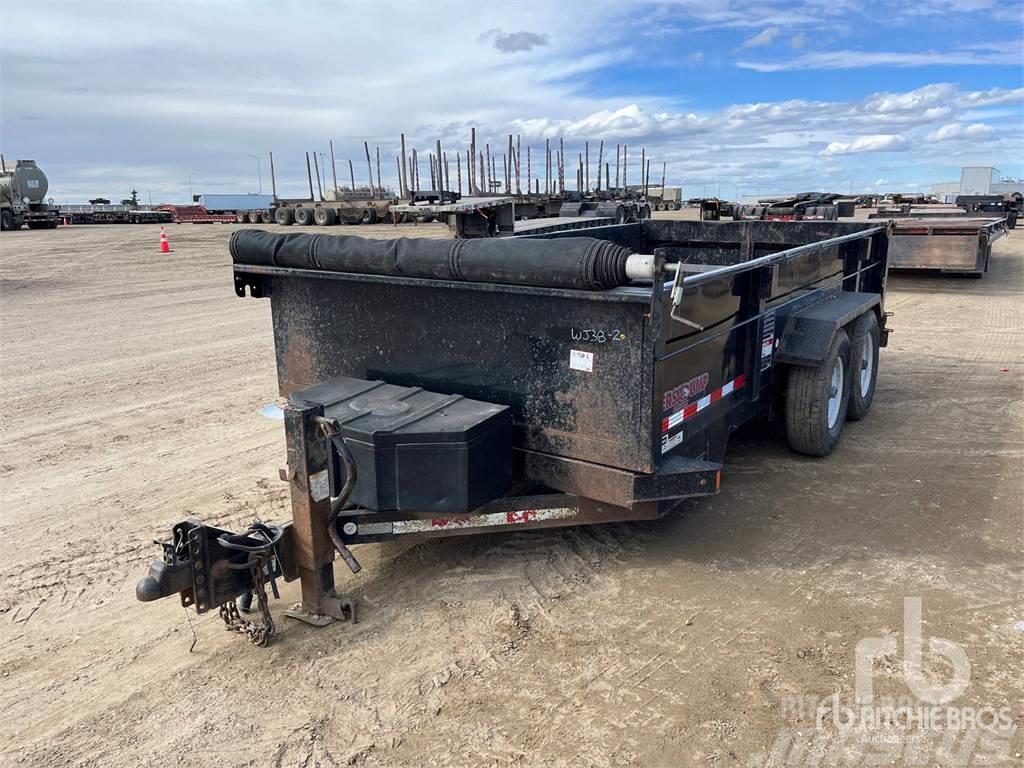  14 ft T/A Dump Remolques para transporte de vehículos