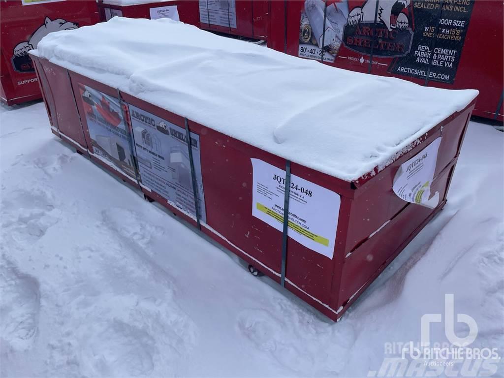 Arctic Shelter 30 ft x 20 ft x16 ft Peak Doubl ... Edificación de acero