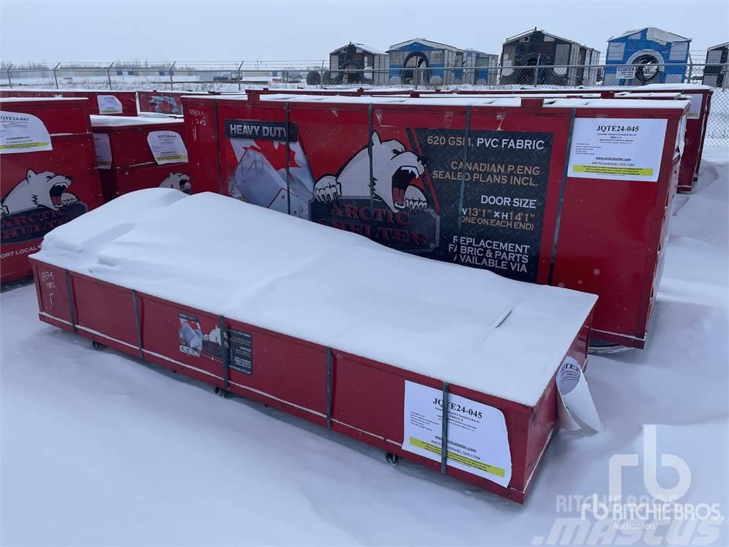 Arctic Shelter 40 ft x 30 ft x 22 ft Peak Doub ... Edificación de acero