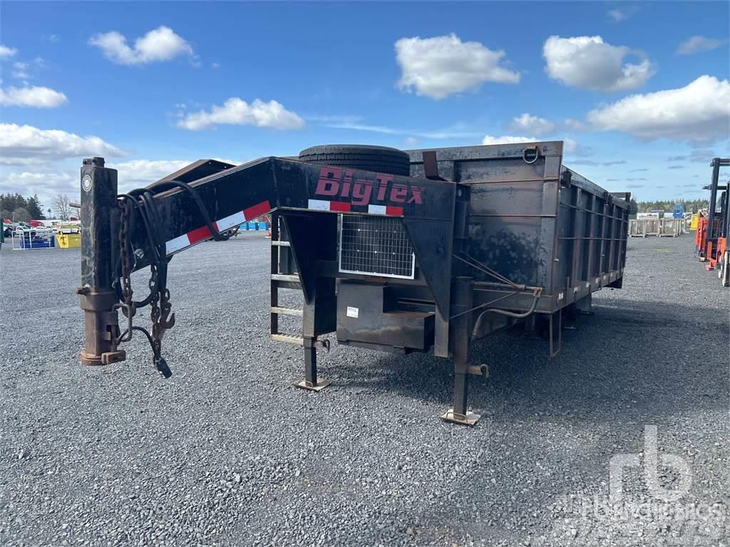 Big Tex 16 ft T/A Gooseneck Dump (Inope ... Remolques para transporte de vehículos