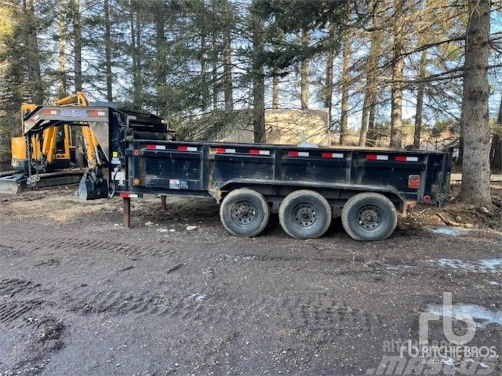 Load Trail 16 ft Tri/A Gooseneck Dump Remolques para transporte de vehículos