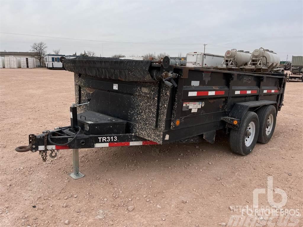 PJ TRAILERS 14 ft T/A Dump Remolques para transporte de vehículos