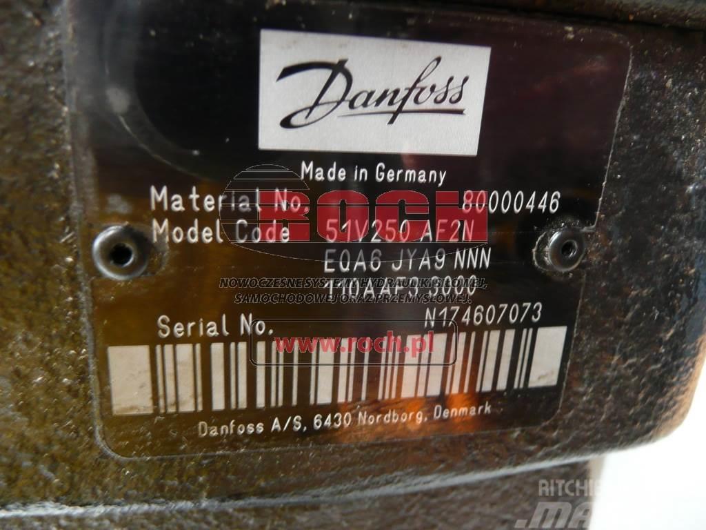 Danfoss 80000446 51V250AF2N E0A6 JYA9 NNN 110AAF3 3000 Motores