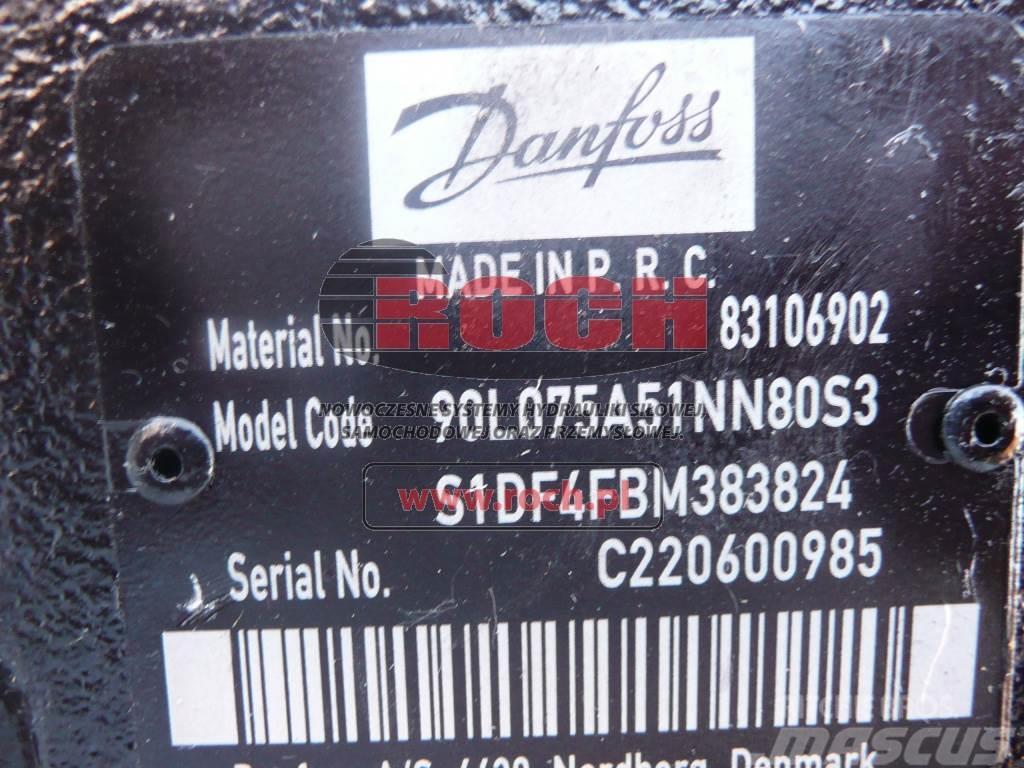 Danfoss 83106902 90L075A51NN80S351DF4FBM383824 Hidráulicos