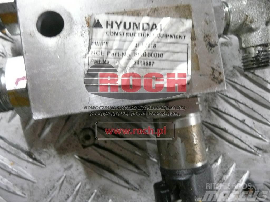 Hyundai 81LQ-50010 3414687 3414686 + 3036401 24VDC 30OHM - Hidráulicos