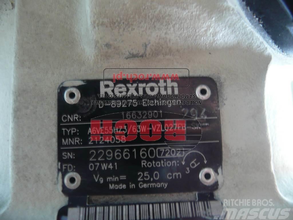 Rexroth A6VE55HZ3/63W-VLZ027FB-SK 2124058 16632901 + GFT17 Motores