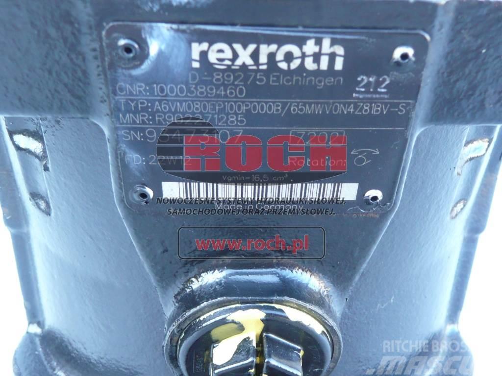 Rexroth A6VM080EP100P000B/65MWVON4Z81BV-S 1000389460 Motores
