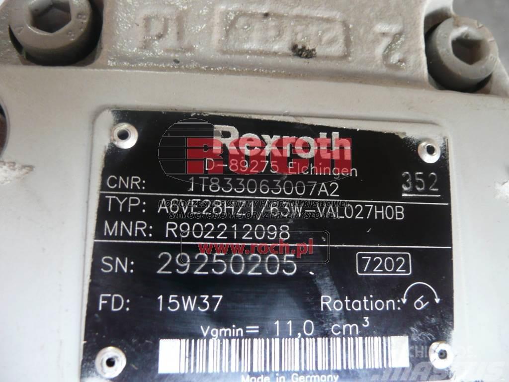 Rexroth + BONFIGLIOLI A6VE28HZ1/63W-VAL027H0B 1T833063007A Motores
