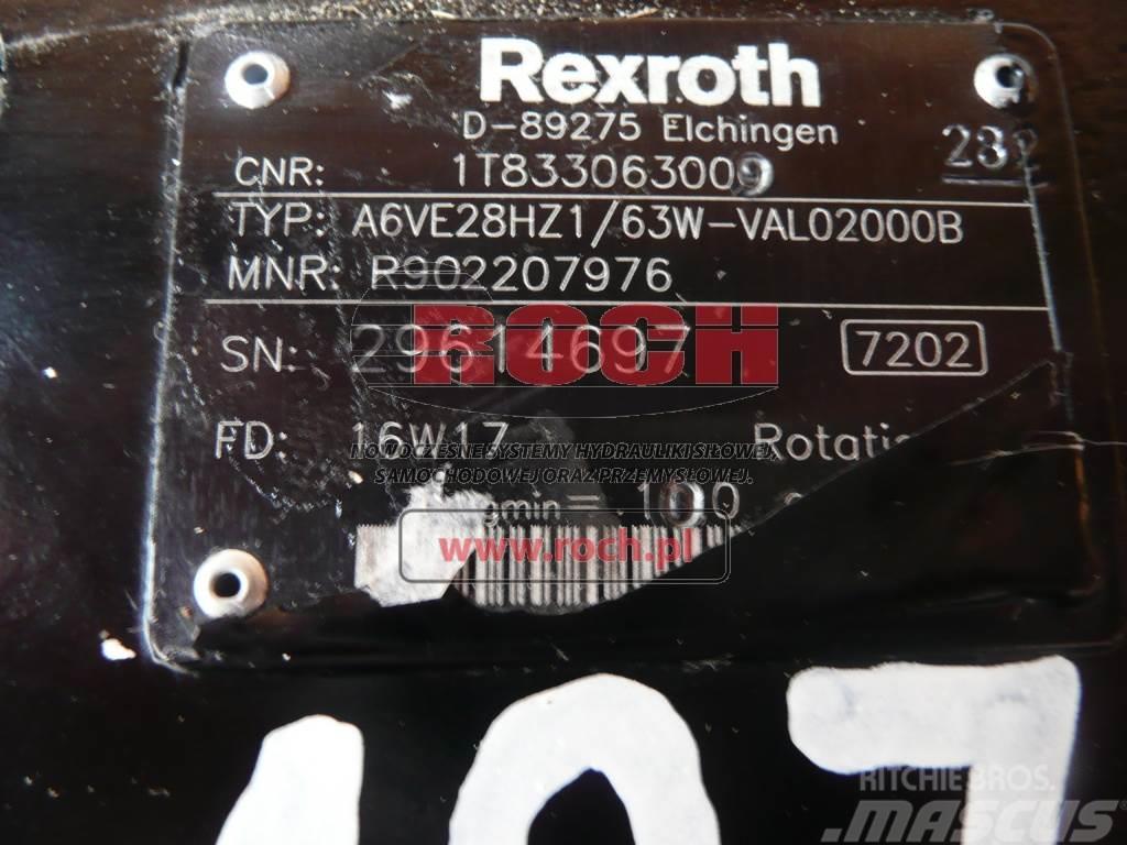Rexroth + BONFIGLIOLI A6VE28HZ1/63W-VAL02000B R902207976 1 Motores