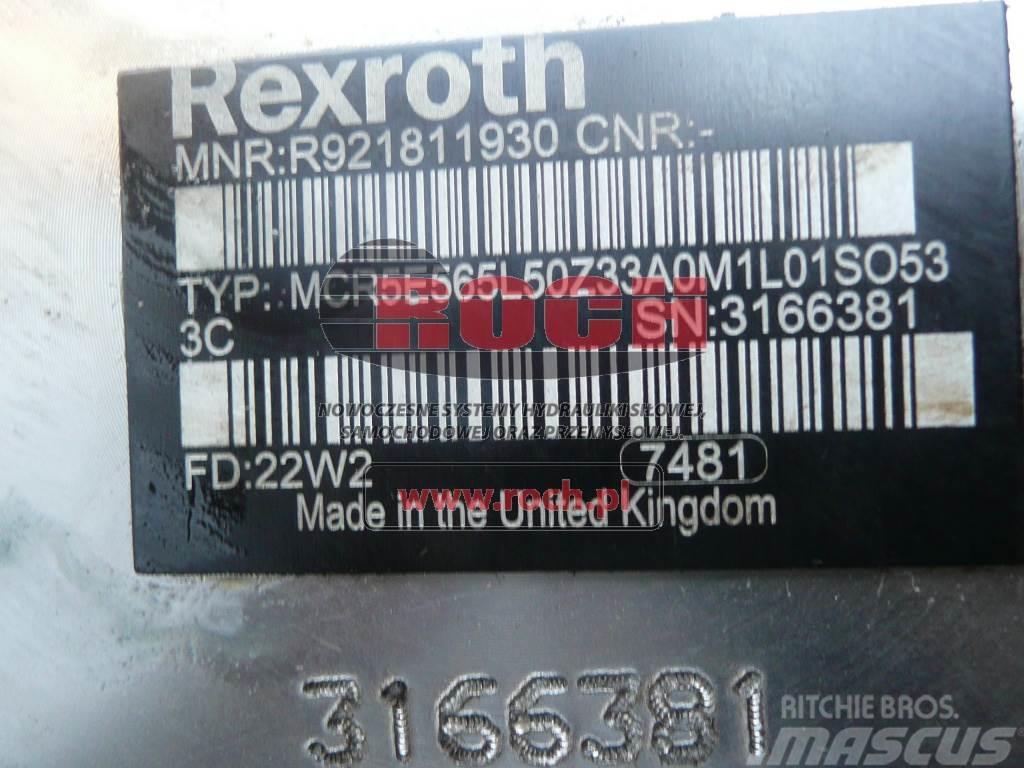Rexroth MCR5E 565L50Z33A0M1L01S0533C Motores