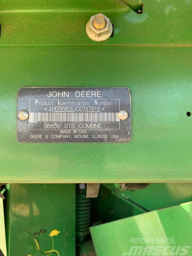 John Deere MIETITREBBIA S 680i Cosechadoras combinadas