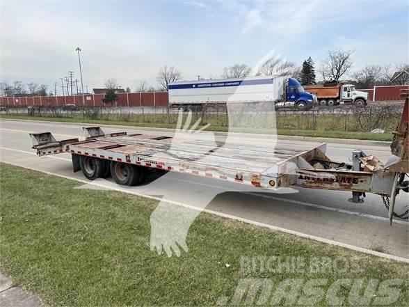Interstate TRAILERS Plataforma plana/laterales abatibles