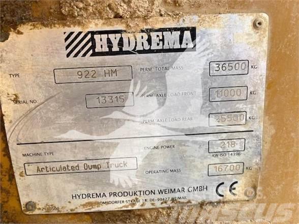 Hydrema 922F Dúmpers articulados