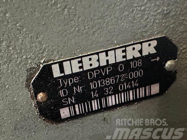 Liebherr A 924 C HD POMPA HYDRAULICZNA DPVP O 108 Hidráulicos