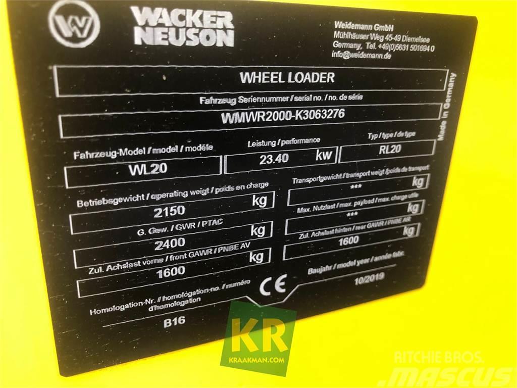 Wacker Neuson WL20 WIELLADER Palas cargadoras frontales
