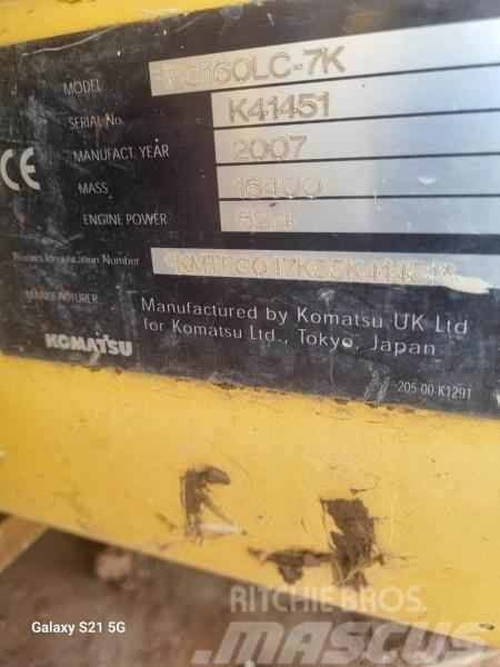 Komatsu PC160LC7 Excavadoras de cadenas