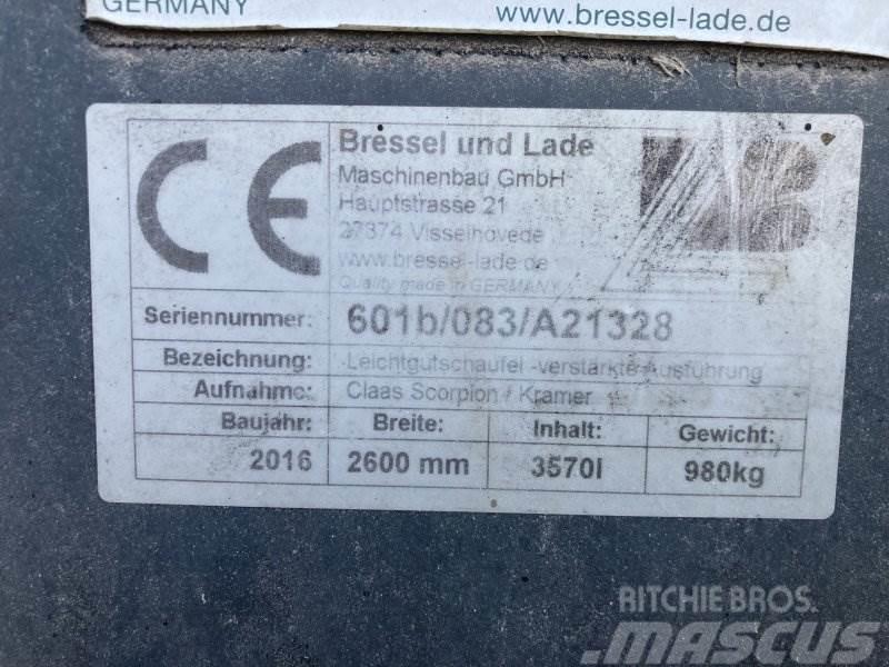Bressel & Lade Leichtgutschaufel 260cm Accesorios para carga frontal