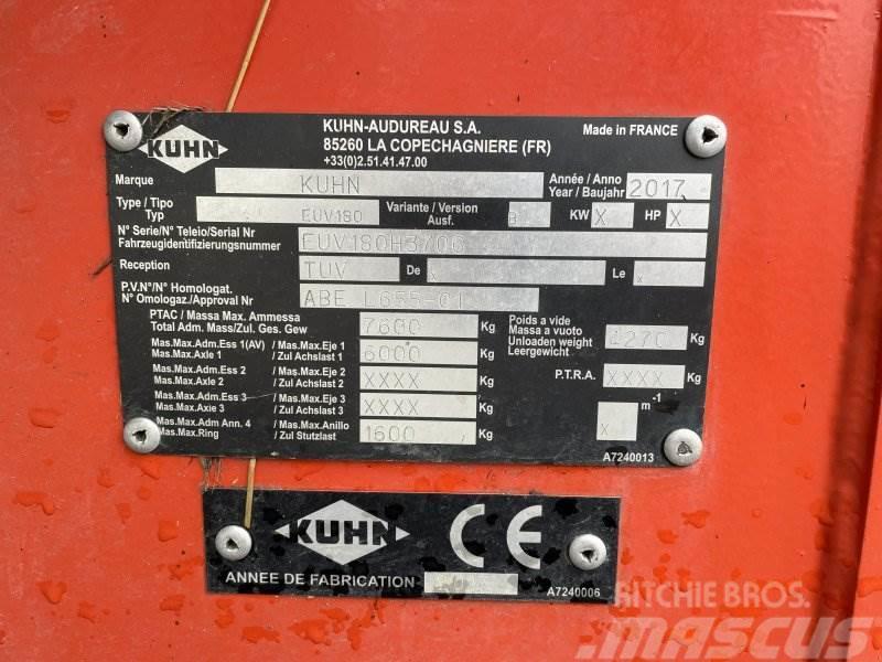 Kuhn Euromix I EUV 180 Mezcladoras distribuidoras