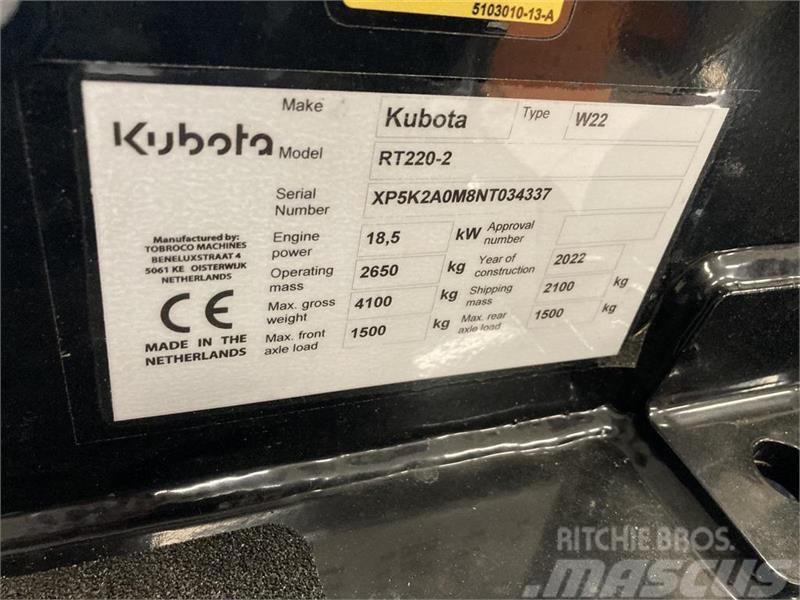 Kubota RT 220- 2 Palas cargadoras