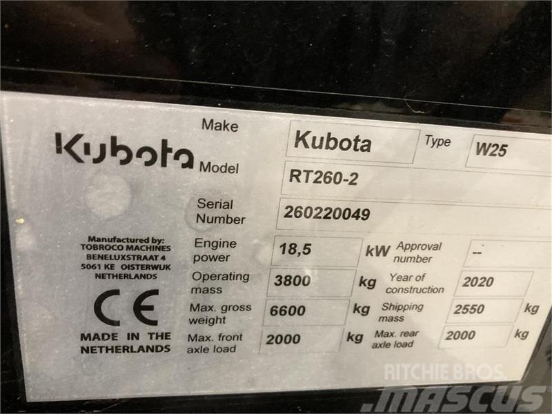 Kubota RT260-2 Palas cargadoras