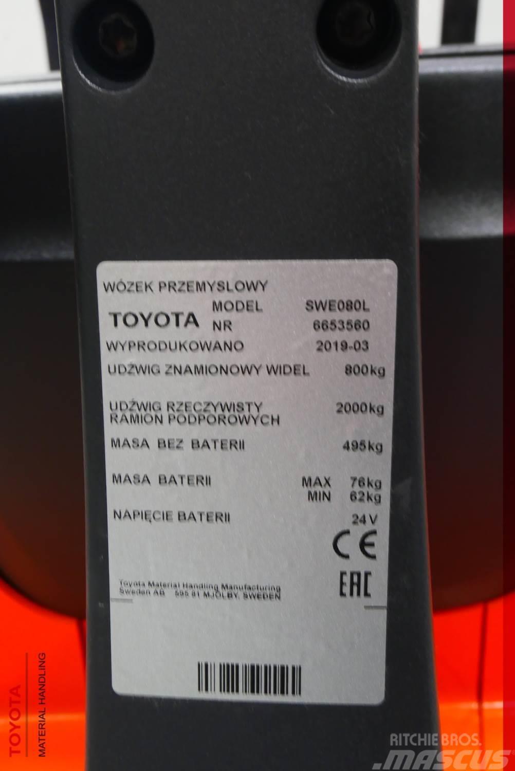 Toyota SWE080L Lithium-ion Apiladores eléctricos