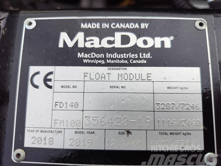 MacDon FD 140 Accesorios para cosechadoras combinadas