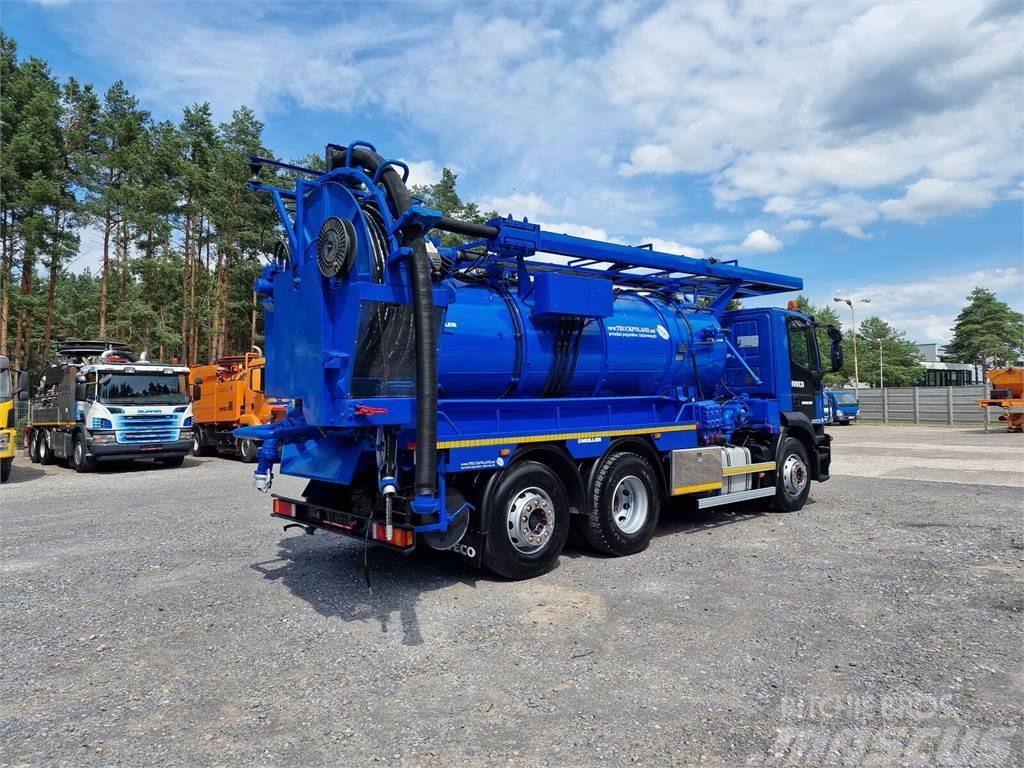 Iveco WUKO MULLER KOMBI FOR CHANNEL CLEANING Camiones aspiradores/combi