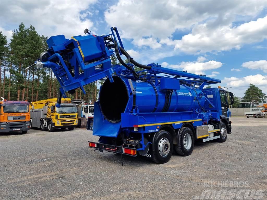 Iveco WUKO MULLER KOMBI FOR CHANNEL CLEANING Camiones aspiradores/combi