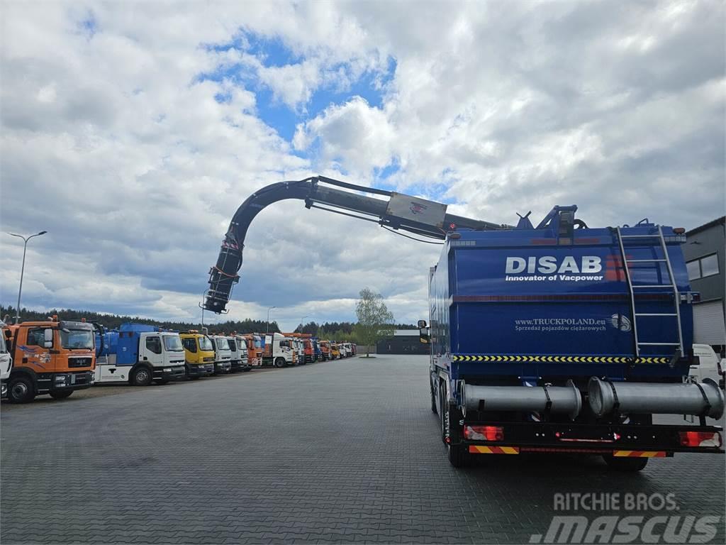 Scania DISAB ENVAC Saugbagger vacuum cleaner excavator su Camiones de basura