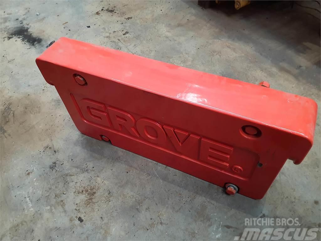 Grove GMK 5130-2 counterweight 1 ton Piezas y equipos para grúas