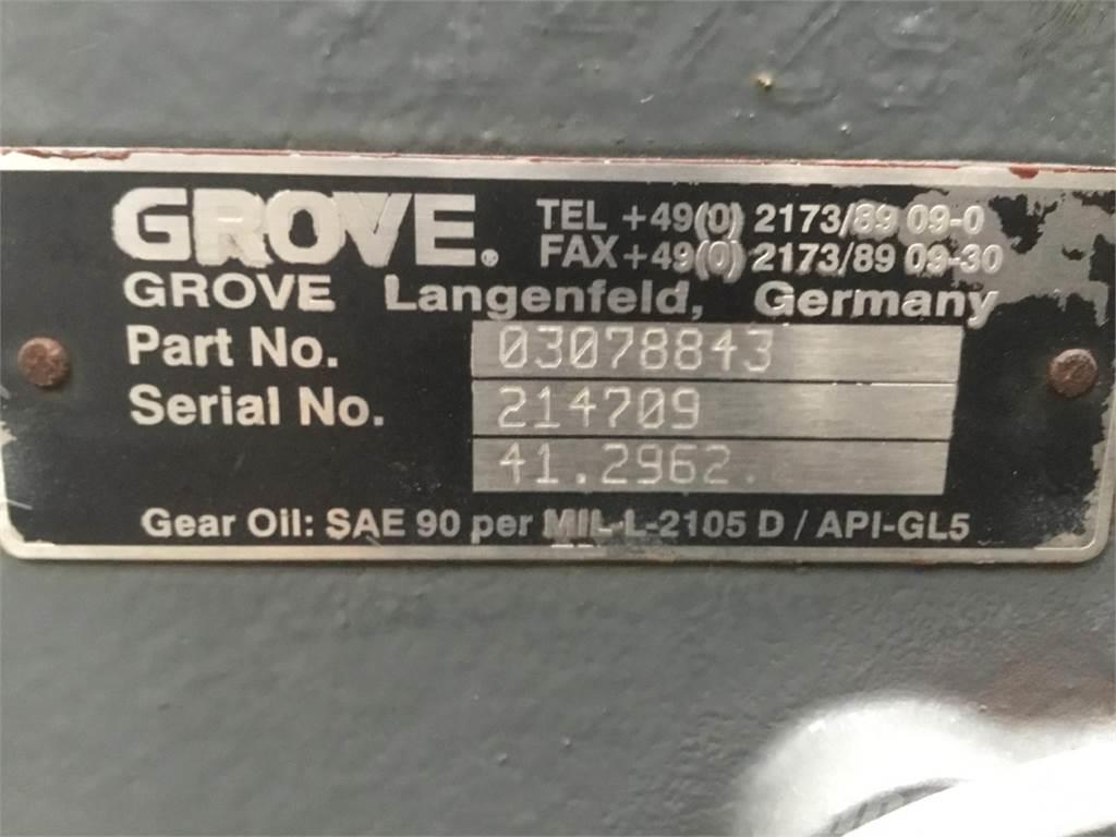 Kessler Grove GMK 3055 diff box axle nr 1 Piezas y equipos para grúas