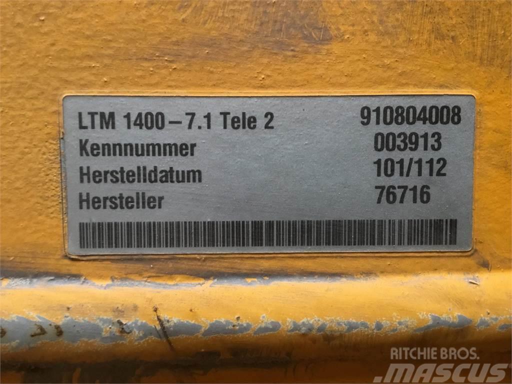 Liebherr LTM 1400-7.1 telescopic section 2 Piezas y equipos para grúas