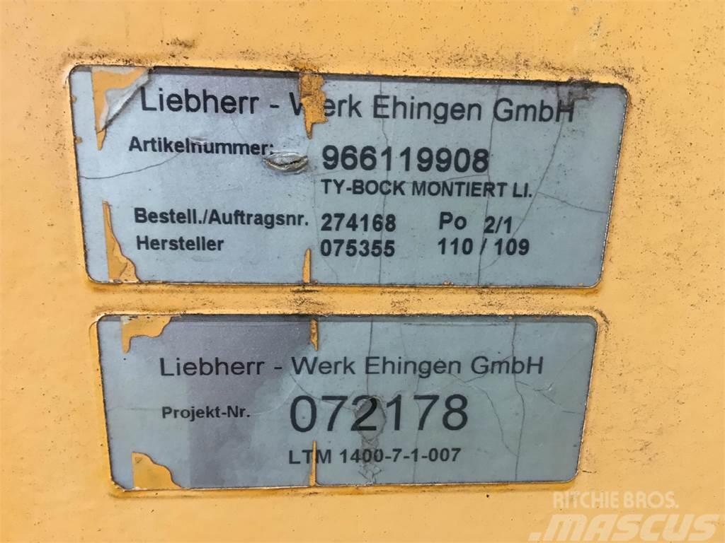 Liebherr LTM 1400-7.1 TY-bracket left pre-ass Piezas y equipos para grúas