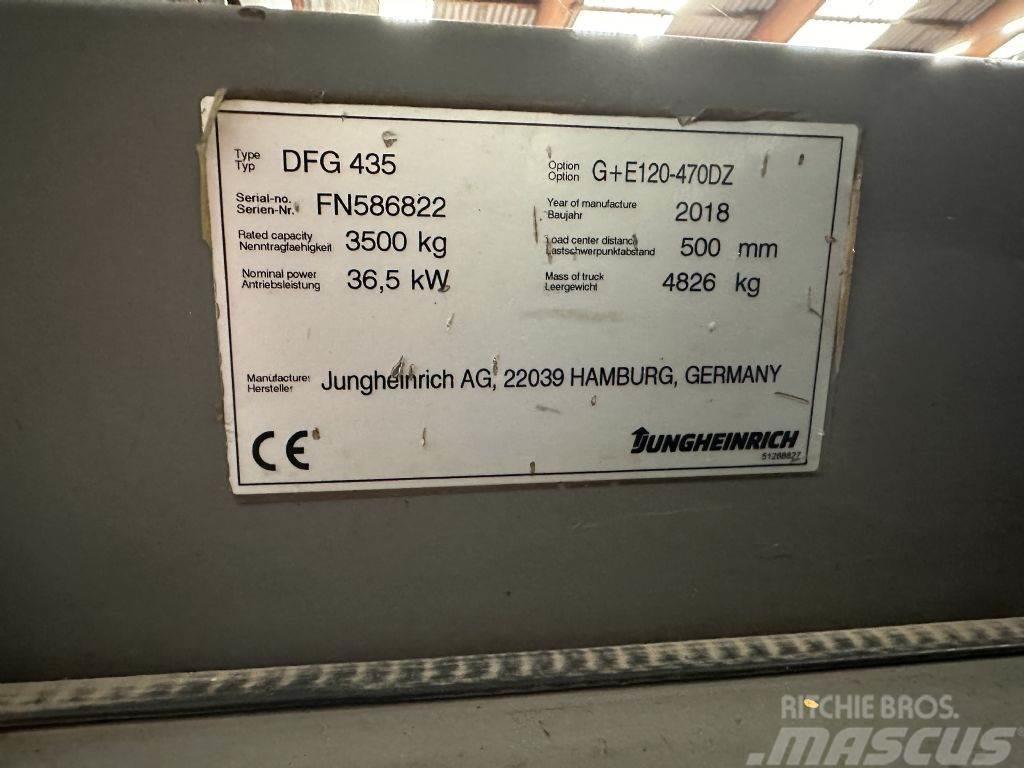 Jungheinrich DFG 435 - TRIPLEX 4,7 m Carretillas diesel