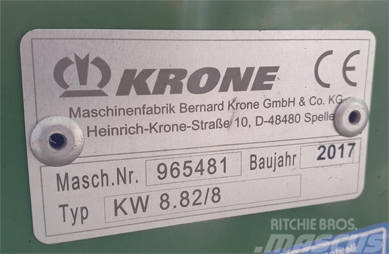 Krone KW 8.82/8 Rastrillos y henificadores